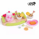 Pink Morning Tea Set Pretend Play Toy for Kids - Image 1