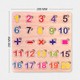 Numbers Wooden Math Puzzle Board for Kids | 1-20 Counting & Math Learning Toy - Image 1