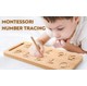 Montessori Number Tracing Board Game for Kids | Wooden Number Learning Toy - Image 3