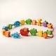 Wooden Lacing Toy 42 Pieces for Kids | Fine Motor Skills Learning Activity - Image 3