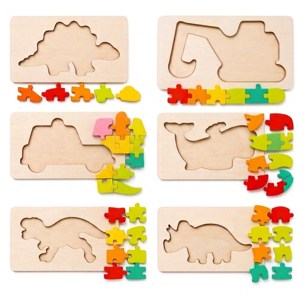 Wooden Number Learning Blocks