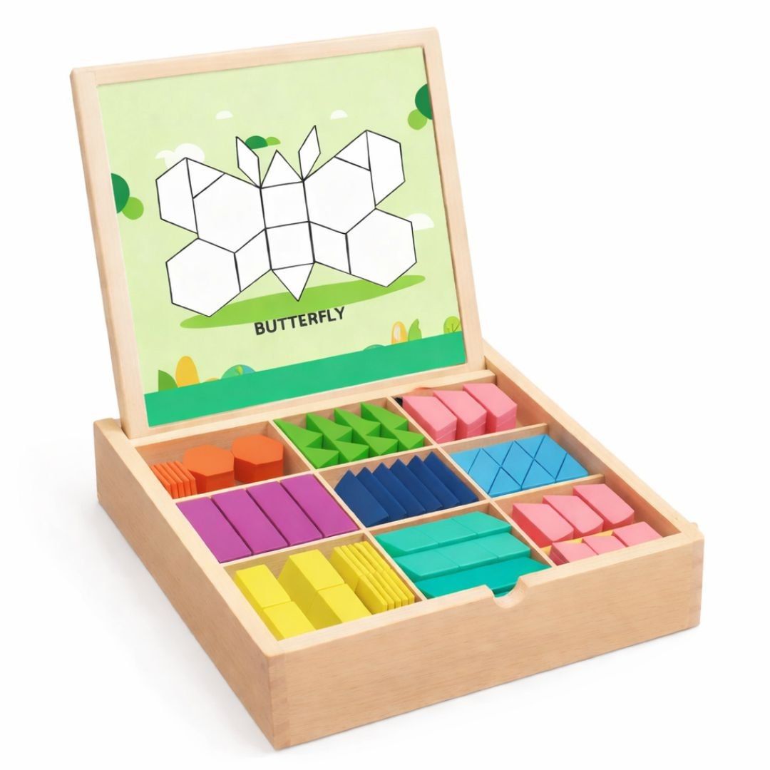 Animal Theme Wooden Blocks Set