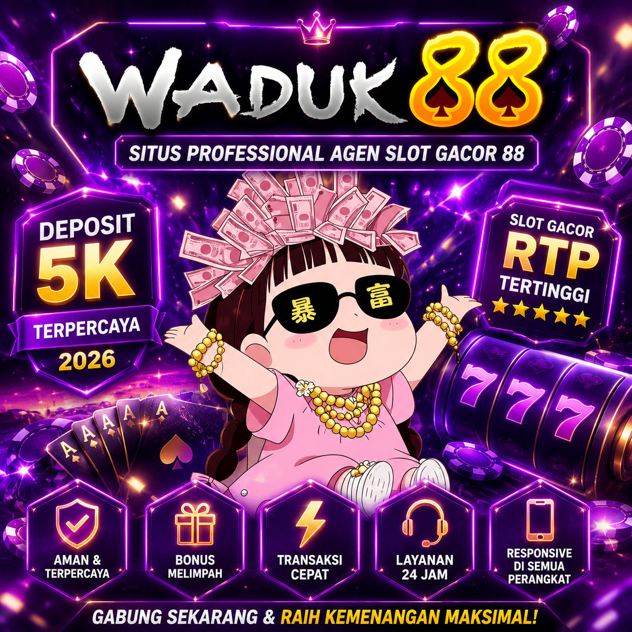 WADUK88 | Situs Professional Agen Slot Gacor 88 Deposit 5k Terpercaya 2026