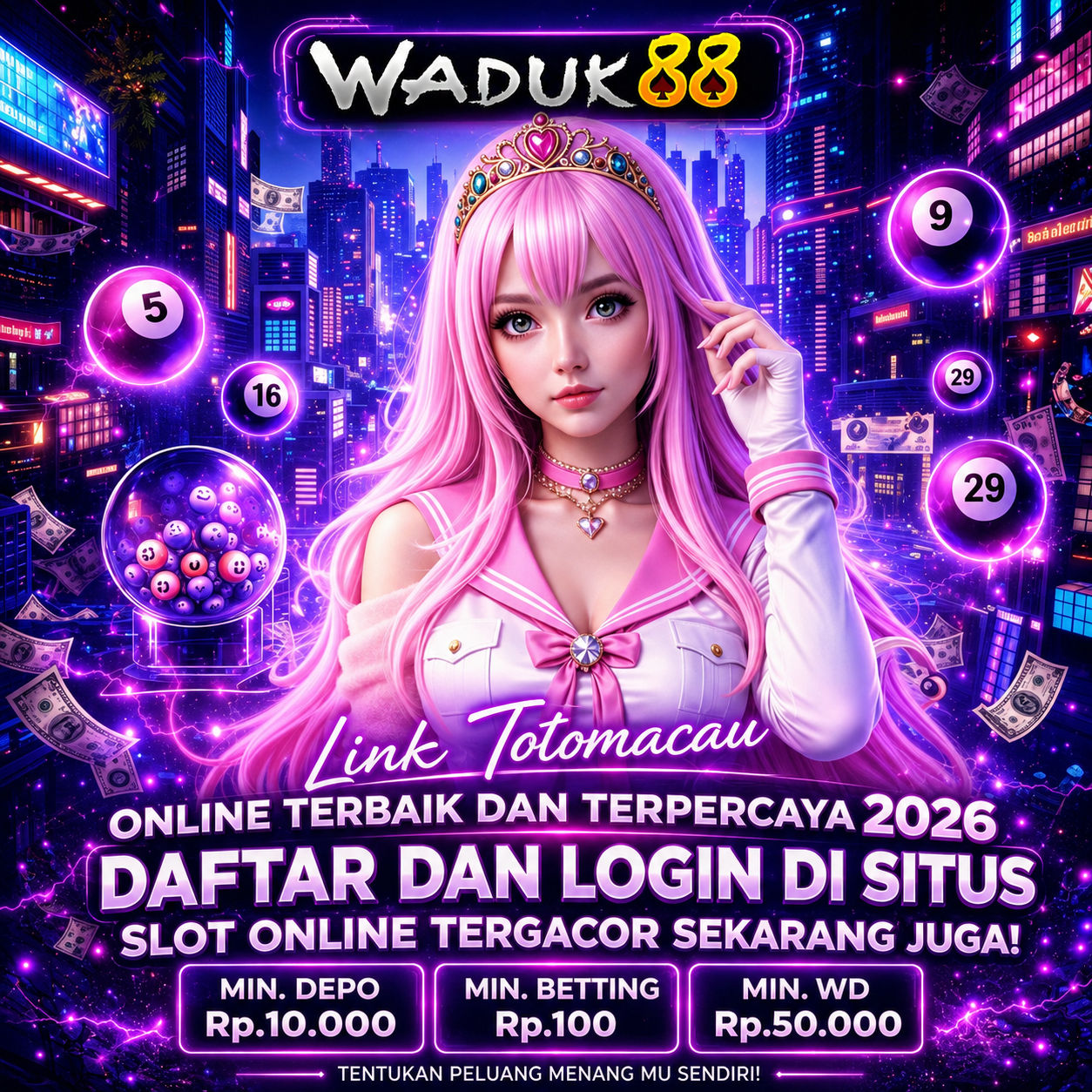 WADUK88 : Terbang Menuju Maxwin dengan Slot Gacor Deposit 5K Terpopuler