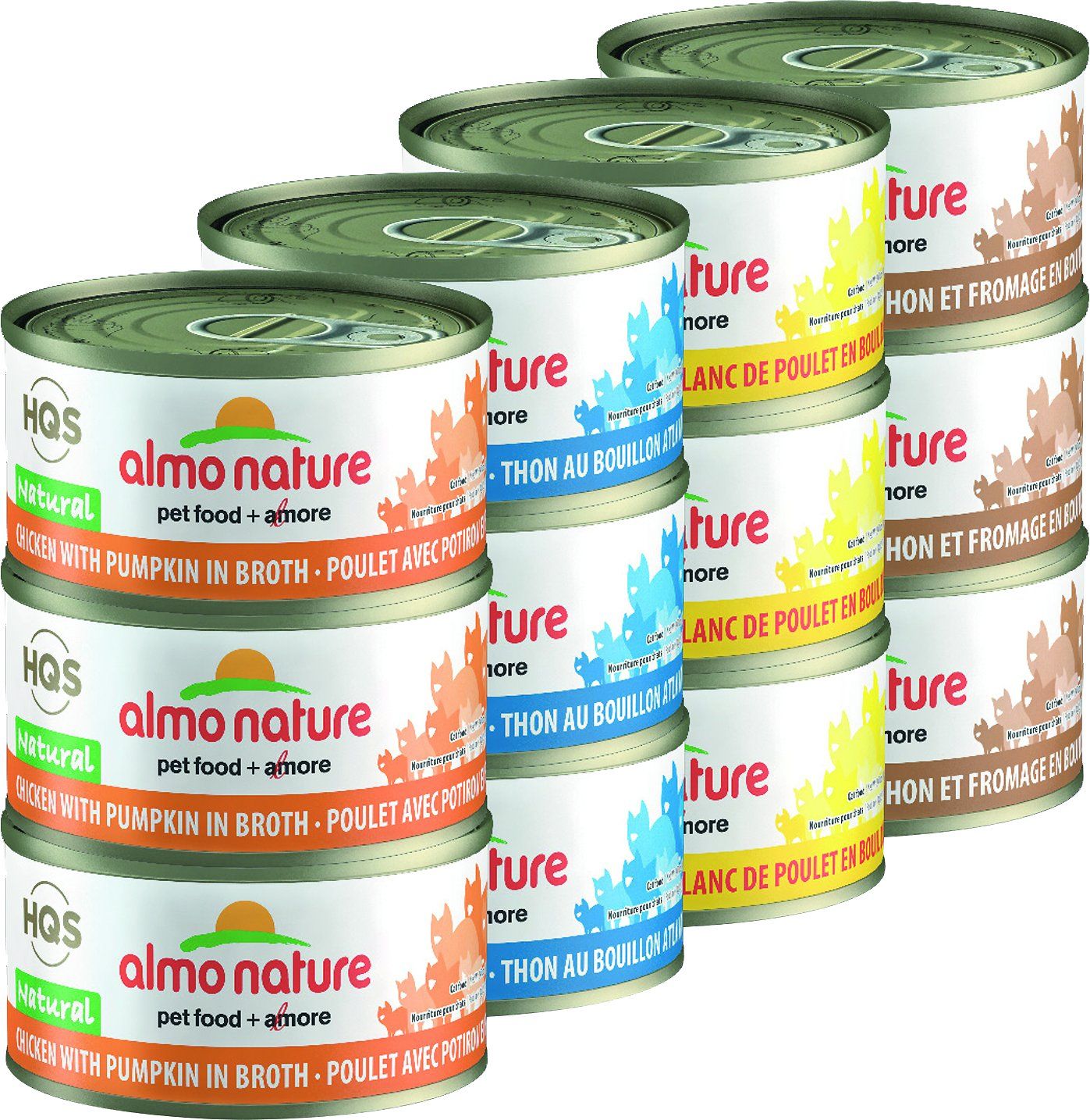 ALMO NATURE BUY 5 INDIVIDUAL CAT FOOD CANS GET 1 FREE