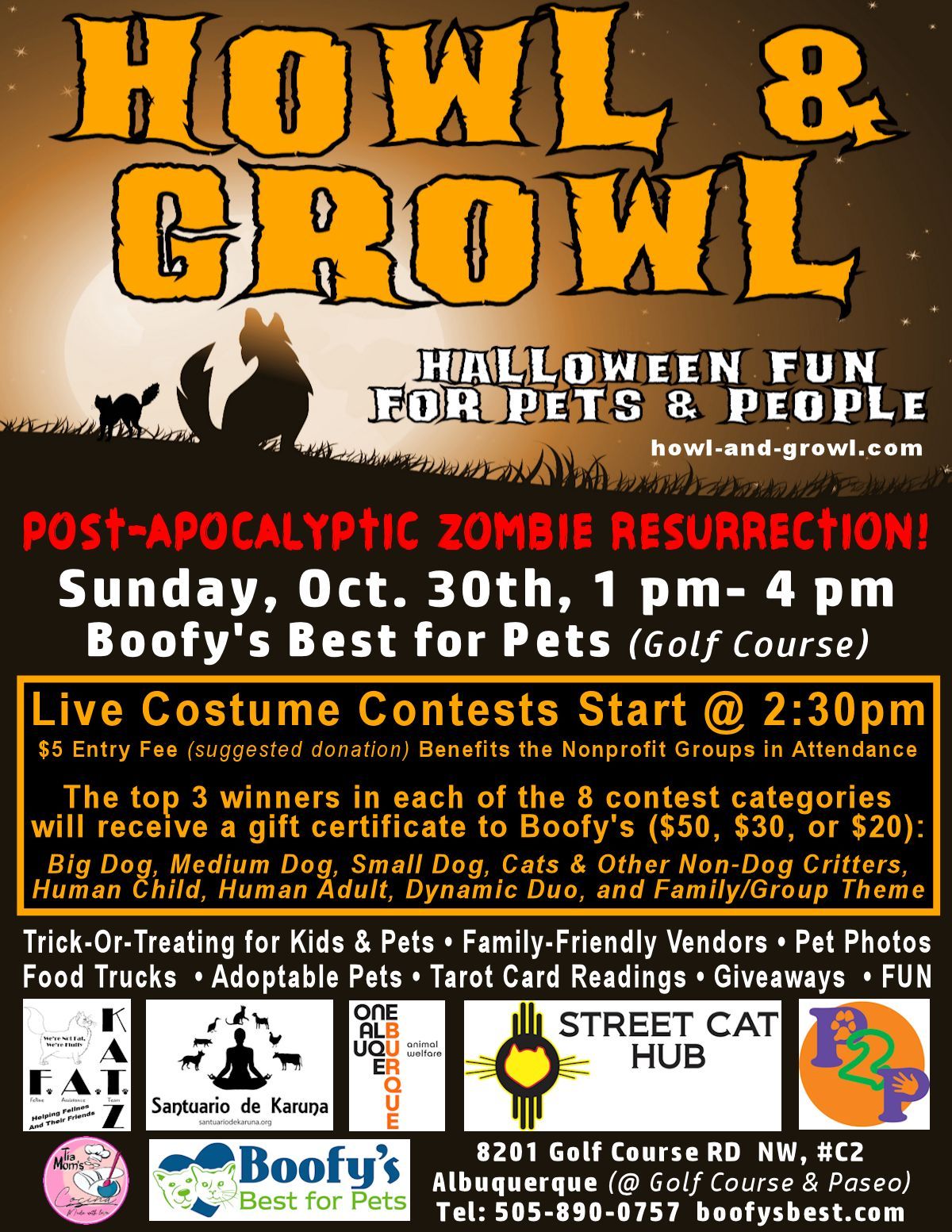 Howl & Growl 2022 Halloween Fun for Pets & People