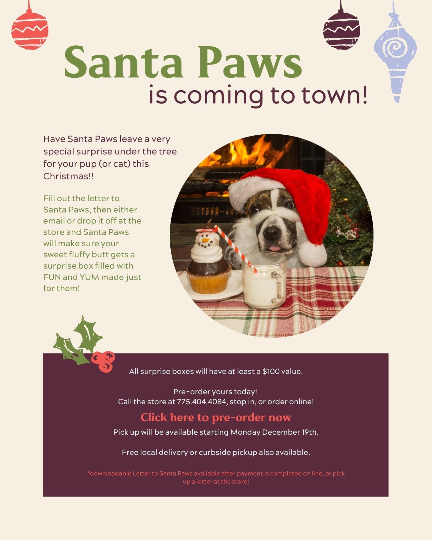 Santa Paws is coming to town!