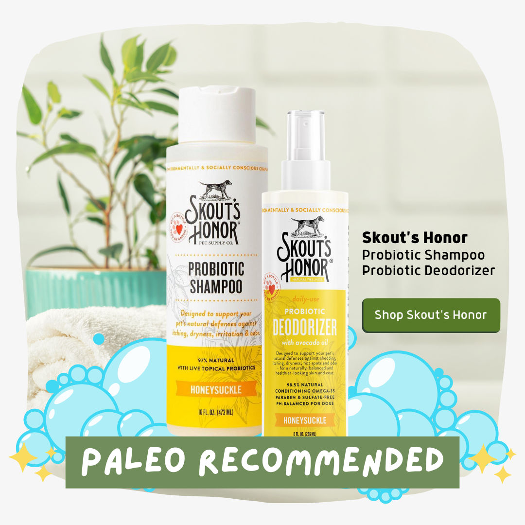 https://paleopetgoods.etailpet.com/products/paleo-pet-goods/skouts-honor-probiotic-honeysuckle-pet-shampoo-16-oz-bottle-1/