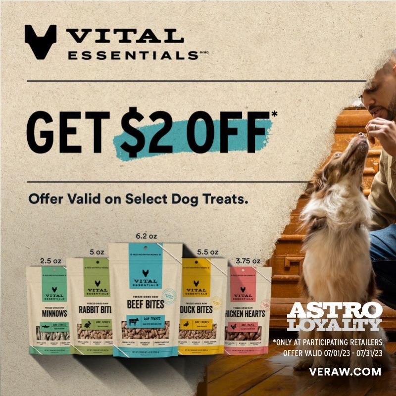 Vital Essentials Freeze Dried Dog Treats, Dried Minnows 2.5 oz