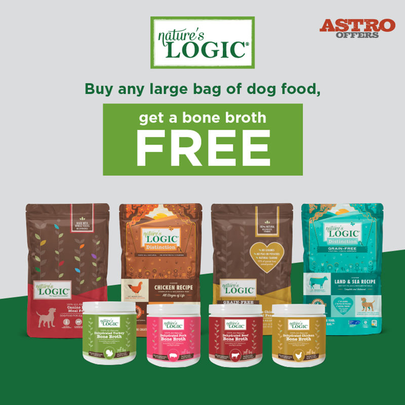 Nature's Logic Buy A Large Bag Of Dog Food, Get A Bone Muskego
