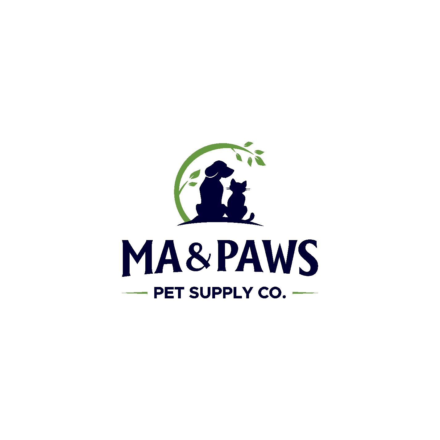 Ma & Paws Pet Supplies Logo