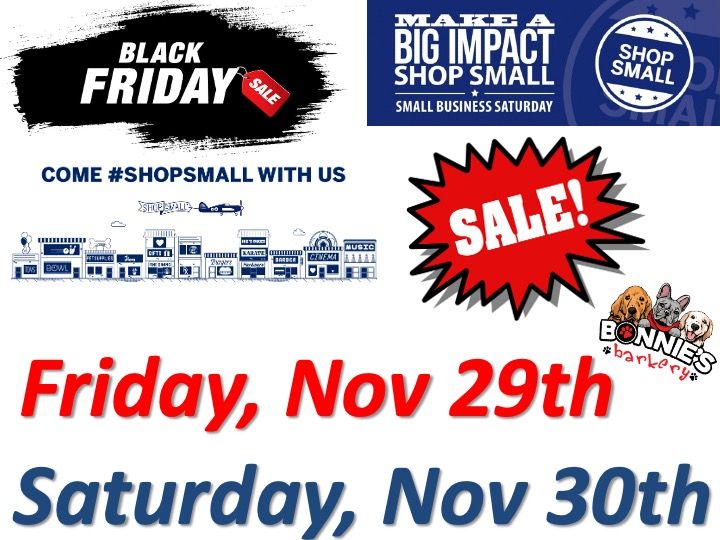 Black Friday & Small Business Saturday SALE!!!
