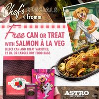 Image of Fromm | FREE Select Can OR Treat with Qualifying Salmon A La Veg Purchase Promotion in St. George