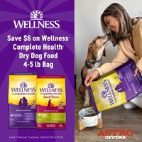 Image of Wellness | $6.00 OFF 4-5lb Complete Health Dry Dog Food Promotion in Kent