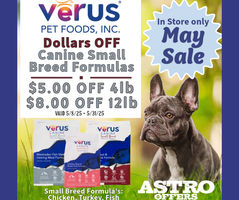 Image of VeRUS Pet Foods l Save On Small Breed Canine Kibble Formulas Promotion in Bristow