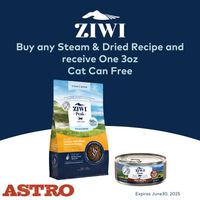 Image of ZIWI | Buy a Steam & Dried Cat Recipe, Get a 3oz Cat Can FREE! Promotion in Greensburg