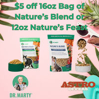 Image of Dr. Marty| $5.00 OFF 16oz Nature's Blend or 12oz Nature's Feast Promotion in Old Saybrook