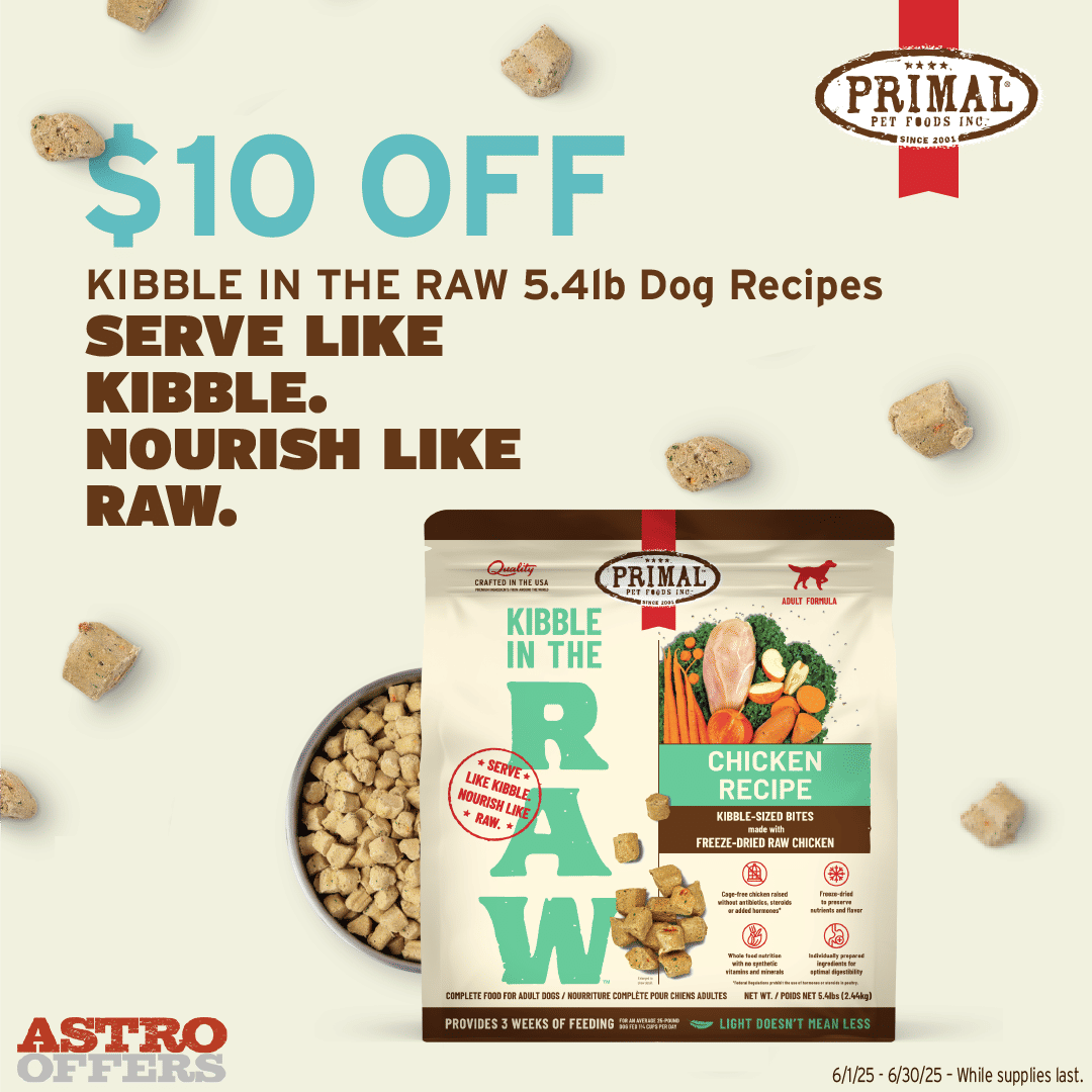 Primal Pet Foods OFF Kibble In The Raw Dog Recipes