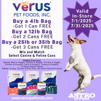 Image of VeRUS Pet Foods l FREE Can(s) with Qualifying Dry Food Purchase Promotion in Hardy