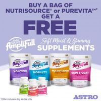 Image of NutriSource & PureVita | Buy Dog Kibble, Get an Amplifull FREE! Promotion in Mountain Home