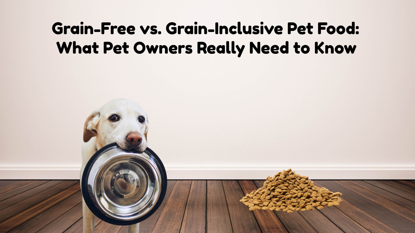 Grain-Free vs Grain-Inclusive Pet Food: What Pet Owners Really Need to Know