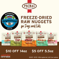 Image of Primal Pet Foods | Neighborhood Pet Store Day | Save On Freeze-Dried Raw Nuggets Promotion in New Berlin