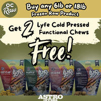 Image of OC Raw | 2 FREE Lyfe Functional Chews with Qualifying Frozen Raw Purchase Promotion in Reading
