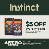 Image of Instinct | $5.00 OFF Small Bags of Raw Boost Grain Free Dog Kibble Promotion in Wayne