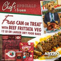Image of Fromm | FREE Can or Select Treat with Qualifying Four-Star Beef Frittata Veg Purchase Promotion in San Diego