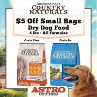 Image of Grandma Mae's | $5.00 OFF Small Bags of Country Naturals Dog Food Promotion in Hales Corners