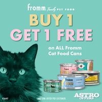 Image of Fromm | Buy 1, Get 1 FREE on Cat Cans Promotion in Saint Petersburg