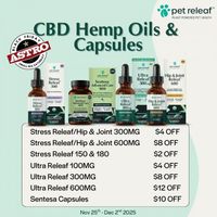 Image of Pet Releaf | Black Friday | Save On Select Oils and Sentesa Promotion in Hendersonville