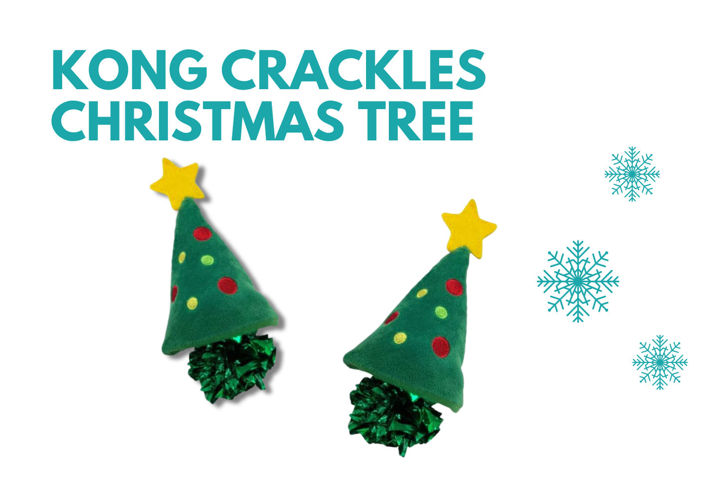 Kong Crackles Christmas Tree Cat Toy