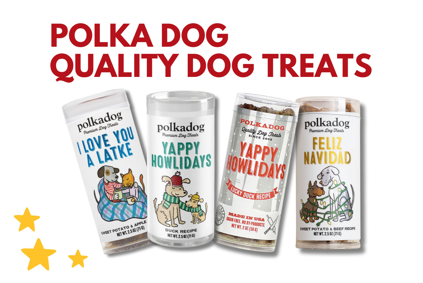 Polkadog Yappy Howlidays Dog Treats