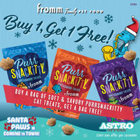 Image of Fromm | Buy 1, Get 1 FREE on PurrSnackitty Cat Treats Promotion in Ames
