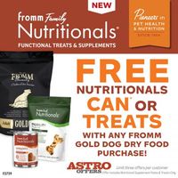 Image of Fromm | FREE Nutritionals Supplement Can or Treat with Gold Dry Dog Food Purchase Promotion in Monroe