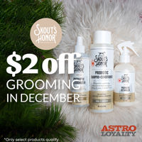 Image of Skout's Honor | $2.00 OFF Grooming Products Promotion in Apex