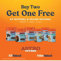 Image of K9 and Feline Natural | Buy 2, Get 1 FREE on Treats Promotion in Federal Way