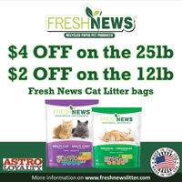 Image of Fresh News | Save On 12lb and 25lb Cat Litter  Promotion in Belmont