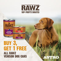 Image of RAWZ | Buy 3, Get 1 FREE on all Venison Dog Cans Promotion in Newport