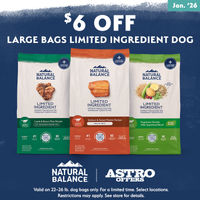 Image of Natural Balance | $6.00 OFF Large Bags of Limited Ingredient Dry Dog Food  Promotion in Spanaway
