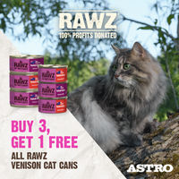 Image of RAWZ | Buy 3, Get 1 FREE on Venison Cat Cans Promotion in Port Charlotte