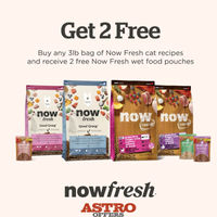 Image of Petcurean | Buy a 3lb Now Fresh Cat Recipe, Get 2 Now Fresh Cat Pouches FREE! Promotion in Santa Monica