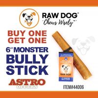 Image of Raw Dog | Buy 1, Get 1 FREE on 6in Monster Bully Sticks Promotion in University Park