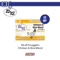Image of My Perfect Pet | $3.00 OFF 4lb Snuggles Chicken & Rice Promotion in Muskego