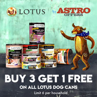 Image of LOTUS | Buy 3, Get 1 FREE on Lotus Dog Cans Promotion in Cranberry Township