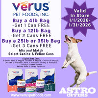 Image of VeRUS Pet Foods l FREE Select Can(s) with Qualifying Dry Food Purchase Promotion in Harleysville
