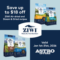 Image of ZIWI | Save On Select Air-Dried and Steam & Dried Recipes Promotion in Fredericksburg