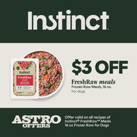 Image of Instinct | $3.00 OFF 16oz FreshRaw Meals Promotion in Fairplay