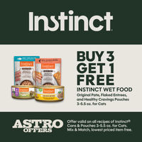 Image of Instinct | Buy 3, Get 1 FREE on 3oz & 5.5oz Cat Cans & Pouches Promotion in Fairplay